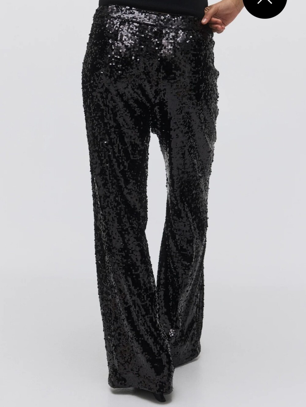 H&M Sequined Pants - Black
